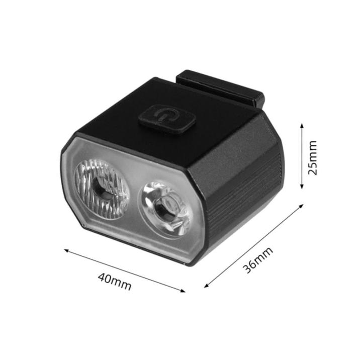 โคมไฟจักรยานแบบชาร์จไฟได้ไฟหน้าและไฟท้ายสว่างมาก6โหมด-ipx6กันน้ำได้อายุการใช้งานแบตเตอรี่450mah-เพื่อความปลอดภัยในการขี่จักรยานยามค่ำคืน