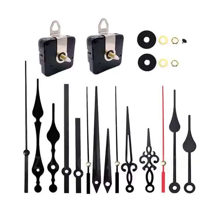 DIY Mute Scanning Movement Electricity Clock Movement Suit 2 Set of