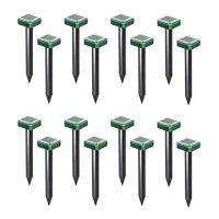 16 Pcs Outdoor Solar Vibration Repeller Snake Repeller Mole Electronic Snake Repeller