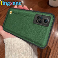 Jingsanc เคสมือถือสำหรับ Redmi Note 12 11S 11 Pro Plus + 5G Redmi 12C Xiaomi 13 12T 12T 11T 11 POCO X5 F5 X4 M4 Pro Ultra Lite GT 5G 4G สีเขียวเข้มเคสฝาหลังแบบรวมทุกอย่างทำจากซิลิโคนเนื้อนิ่มสุดคลาสสิกหรูหรา I002-1