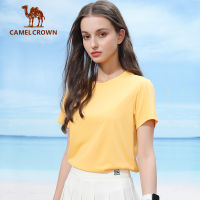 Camel Crown เสื้อยืดแขนสั้นกีฬาผู้หญิง