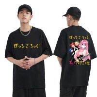 Anime Bocchi The Rock Tshirt Manga Hitori Gotoh Yamada Ryo Kita Ikuyo Ijichi Nijika Graphic T-shirts Men Kawaii T Shirt