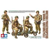 35337 1/35 BRITISH PARATROOPERS w/SMALL MOTORCYCLE