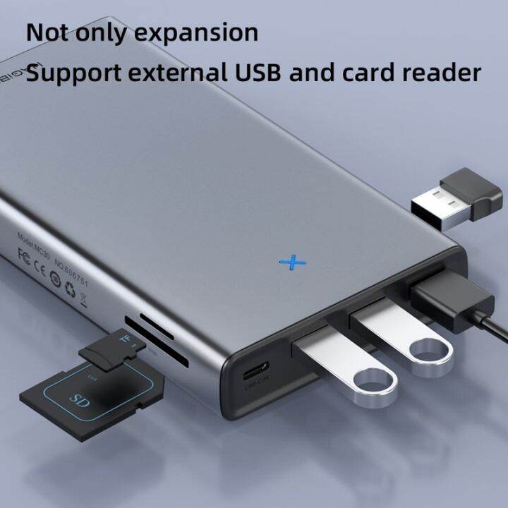 hagibis-usb-c-ฮับพร้อมกล่องใส่ฮาร์ดดิสก์2-5-sata-เป็น-usb-usb-3-0ประเภท-c-อะแดปเตอร์ฮับสำหรับหน่วยความจำภายนอก-ssd-ดิสก์-hdd-เคส-feona