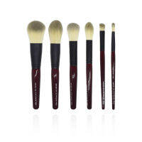 Sepher Hakuho-do - 6Pcs Set Japanese Makeup Brushes Foundation Powder Blush Eyeline Concealer Shadow Goat Hair Beauty Tools Kit