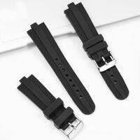 ✙▨ สายนาฬิกาซิลิโคน 22x7 มม. สำหรับ Bulgari DIAGONO Series Men Wrist Band Waterproof Bracelet Watch Accessories Replacement Watch Band