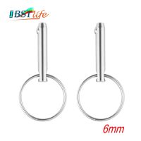 2PCS 6mm 316 Stainless Steel Quick Release Ball Pin for Boat Bimini Top Deck Hinge Marine hardware Boat Accessories