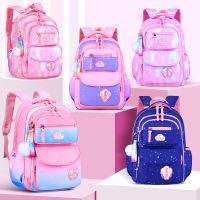 High-end School bag for primary school students and children large capacity open-door backpack for grades 1-6 new multi-functional girl backpack  Uniqlo original