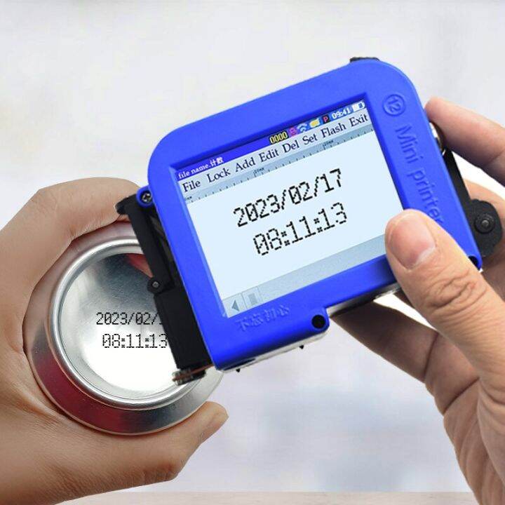 Mini Portable Label Printer Production Date Batch Number Shelf Life