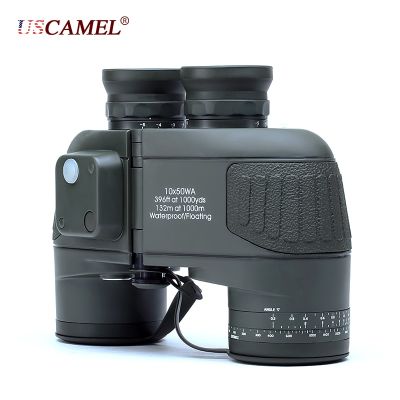 10X5 0กล้องส่องทางไกลกันน้ำกับเข็มทิศ US Camel กล้องส่องทางไกลสำหรับล่าสัตว์กองทัพเรือประสานงานตั้งแต่ทหารการมองเห็นได้ในเวลากลางคืนออโต้โฟกัส