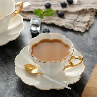 hotx【DT】 Cup with Saucer Set Phnom Penh Office Teacup Espresso