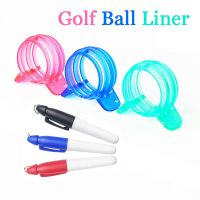1 pc golf ball liner Advanced Professional outdoor sports golf ball marker with pen ABS Marking Tool golf accessories equipment