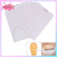 NQSW 70Pcs เครื่องสำอาง แต่งหน้า เครื่องมือความงาม เคล็ดลับใต้ตา Grafting Eyelash Scale Pad ต่อขนตา ปะ