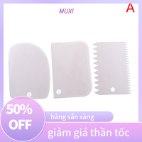 ?【HOT SALE】MUXI พลาสติกเค้กแผ่นหมุนพลาสติกแป้งมีดเค้กตกแต่งเค้กครีม