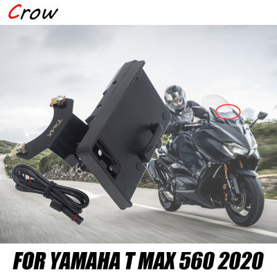 Windscren Bracket Mount Smartphone GPS Holder For YAMAHA TMAX 560 T-MAX 560 TECH MAX 2019  Motorcycle Accessories