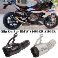 Motorcycle Exhaust GP Escape Systems Slip On For BMW S1000RR S1000R 2019 2020 2021 2022 2023 Modify Motorbike Link Pipe Muffler