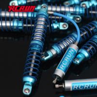 RCRUN Adjustable Oil Piggyback Shock with Remote Reservoir for 1/10 RC Crawler Axial SCX10 RR10 Wraith CAPRA TRX4 TRX6 RGT 86100 Screw Nut Drivers