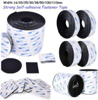 1 Meter Strong Self Adhesive Hook and Loop Fastener Tape Nylon Sticker Adhesive Tape With 3M Glue 16-110mm ​​​​​​​ Adhesives  Tape