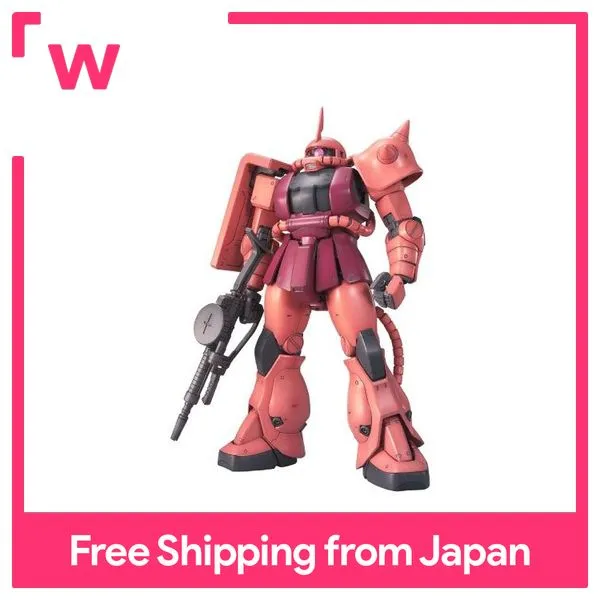 Bandai MG 1/100 MS-06S Char Aznable Zaku II Crystal Version - Modellismo Gundam (Import Giappone)