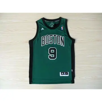 Boston Celtics 9 Rajon Rondo Black The Clinic Fashion Swingman NBA Jerseys