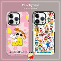 เครยอนชินจังการ์ตูนน่ารักเคสโทรศัพท์โนฮาระฮิมาวาระใช้ได้กับ iPhone 15 14 13 12 Pro Max 11 15Plus ฝาหลังเคสมือถือกันกระแทก TPU