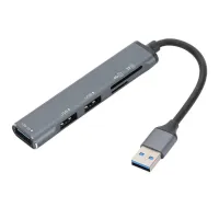 【ซินซู?】ตัวแยกตัวแปลงแบบหลายพอร์ตต่อขยาย USB ฮับ USB USB 1 USB 3.0 2.0 2 USB พร้อมการ์ดรีดเดอร์ SD TF สำหรับโน็คบุคตั้งโต๊ะชิ้น