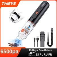 Thieye 6500Pa Wireless Car Vacuum Cleaner 2 In 1 Blowable Cordless Mini Handheld Auto Vacuums Cleaner Home &amp; Car Dual Use Cleane