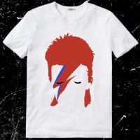 เสื้อยืดคอกลมเสื้อยืด พิมพ์ลายนักร้อง David Bowie Ziggy Stardust สําหรับผู้ชาย ผู้ใหญ่ S-5XL