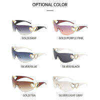 1~8PCS Fashion Designer Sunglasses Women 2023 Luxury Trending y2k Sunglasses Woman Shade Pink glasses Goggle 2000S lentes de