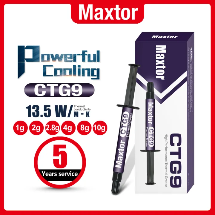 Maxtor CTG9C High Quality Thermal Paste for All CPU/CPU Coolers