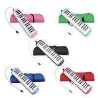 เปียโน32คีย์ Melodica มีถุงเหมาะสำหรับผู้ที่ชื่นชอบเพลงเครื่องดนตรีสีเขียว/น้ำเงิน/แดง/ดำ/ชมพู