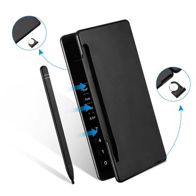 【YF】 6.5 Inch Portable Foldable Scientific Calculator 10 Bit Display Tablet Stylus Digital Drawing Board