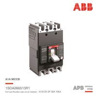 ABB เบรกเกอร์ MCCB Formula A1A 125 TMF  3P 30A 10kA