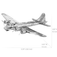 【 Zeet】หุ่นโลหะ B-17 3มิติแนวสร้างสรรค์โมเดลปริศนา3มิติปริศนาโลหะทำมือ