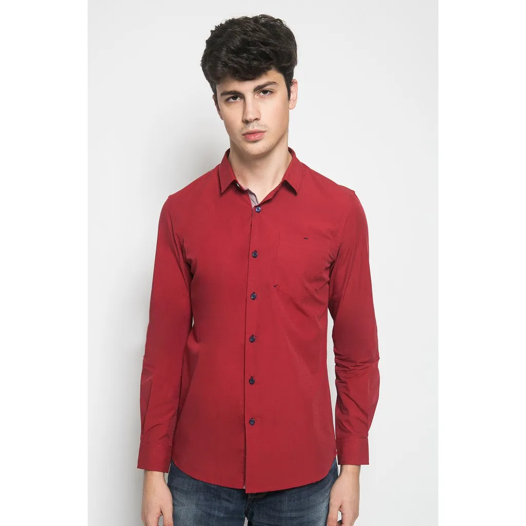 shirt men red