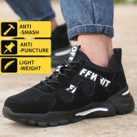 Safety Shoe Boots Puncture-Proof Work Shoes Compression Resistance Wear Resistant Work Boots Breathable Soft