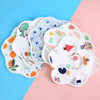 【ถุงผ้าหวาน】ผ้ากันเปื้อนผ้าเช็ดหน้า Bandana สำหรับเด็กทารกนุ่มพิเศษผ้าฝ้ายผ้ากันเปื้อนเด็กหมุนได้360และดูดซับได้ดีสำหรับเด็กหญิงเด็กชาย