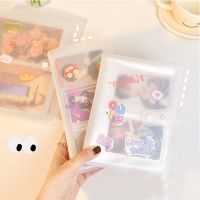 Ins Wind Transparent Interstitial Mini Photo Album This Creative Star-chasing Photo Storage Book Bank Card Business Card Holder  Photo Albums
