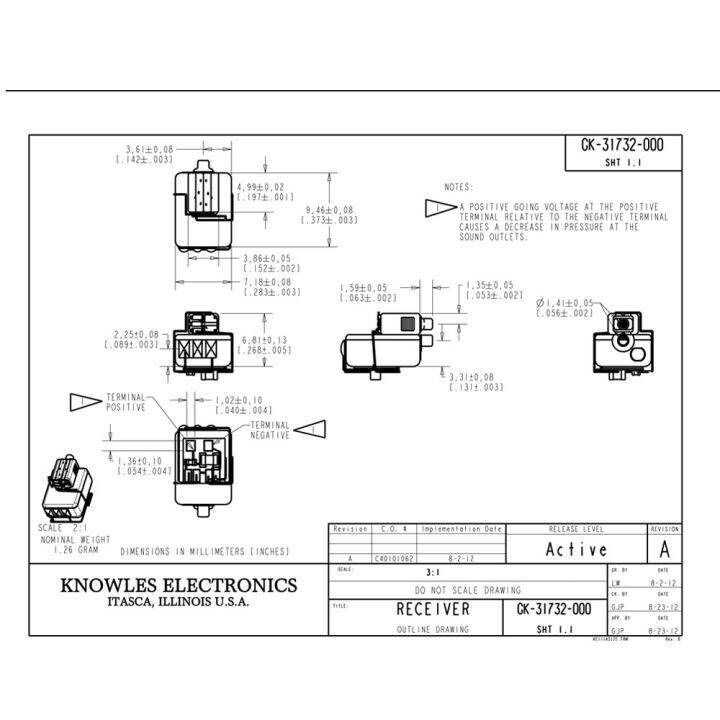 2pcs-gk-31732-knowles-balanced-armature-triple-driver-receiver-speaker-in-ear-monitors-diy