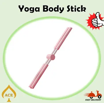 M'sia Stock】 Yoga stick open shoulder hunchback correction open shoulders  open back yoga training