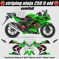 STRIPING VARIASI NINJA KARBU 250 / DECAL STICKER NINJA 250 CARBU