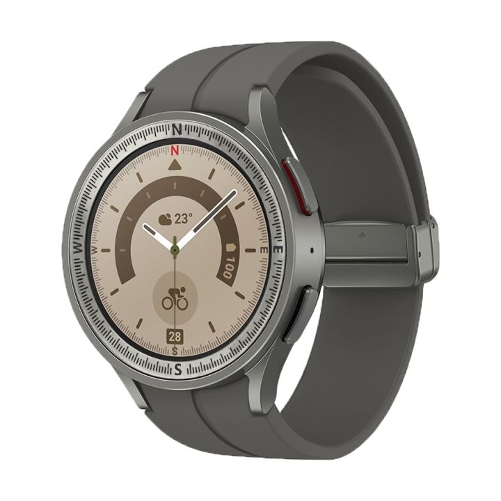 กรอบวงแหวนสำหรับ-galaxy-watch-5-pro-45mm-เคสนาฬิกาโลหะไทม์แคลอุปกรณ์เสริมสำหรับแต่งรถสำหรับ-galaxy-watch-5-pro