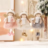 3Pcs/set Christmas Angel Dolls Christmas Decorations for Home Navidad 2022 Noel Xmas Pendant Ornaments New Year 2023 Gifts Natal