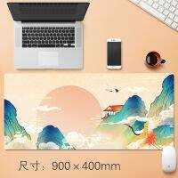 ภาพวาดสีน้ำมันสไตล์จีน Landscape Mouse Pad ขนาดใหญ่ XXL Country Chao โต๊ะเกมคอมพิวเตอร์ Pad Keyboard Pad แผ่นรองเมาส์อะนิเมะ