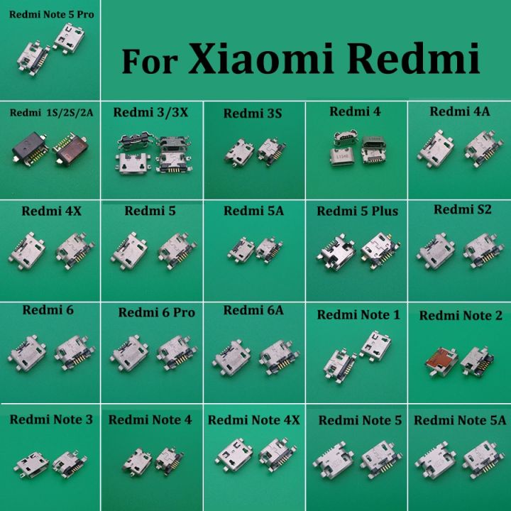21models-สําหรับ-xiaomi-redmi-1s-2s-2a-3-3x-3s-4-4a-4x-5-5a-5a-5-plus-s2-6-pro-micro-usb-jack-ช่องเสียบชาร์จขั้วต่อสายไฟ