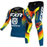 เสื้อเจอร์ซีย์และกางเกง FXR 2023 MTB ชุดแข่งเกียร์สำหรับขี่สำหรับมอเตอร์ครอสทุกเพศทุกฤดู