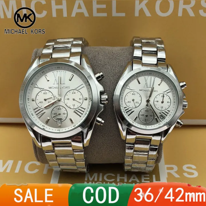 Silver series 3）MICHAEL KORS Watch For Couple Original Pawnable Gold MK  Watch For Men Original