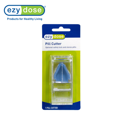 EZY DOSE  ตลับใส่วิตามินและหั่นวิตามิน Tablet Pill Cutter and Splitter Cuts Pills รุ่น APO 67015 คละสี