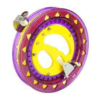 18cm Kite Reel Cable Length 200M and Kite Connector Professional Outdoor Kite Line Winder Winding Reel Grip Wheel