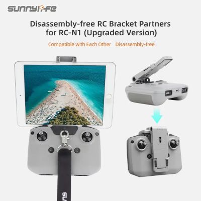 Sunnylife RC-N1 Controller Bracket Partners Disassembly-free Strap Bracket Foldable Tablet Holder for Mini 3 / Pro/ Mavic 3 / Air 2S
